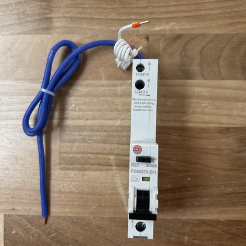 Wylex psbs20 rcbo 20a typ - psbs20-b/1,