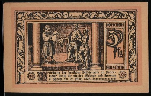 Notgeld freienwalde pom - freienwalde, i.