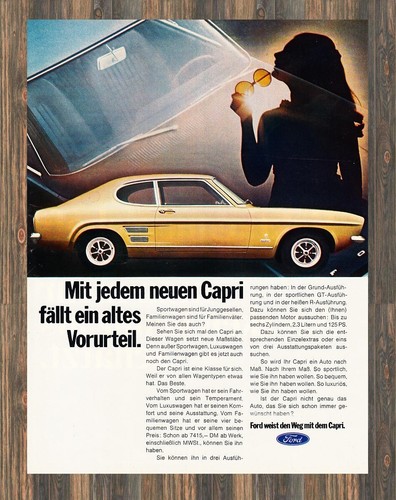 Ford capri reklame - i,