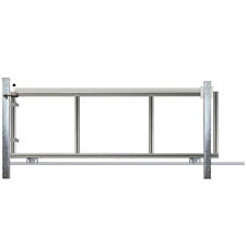 Schiebetor Hoftor Bausatz H=140 B=330 z. Einbet. ohne Antrieb Gartentor Hoftor