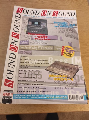 Sound august 1995 - sound, on