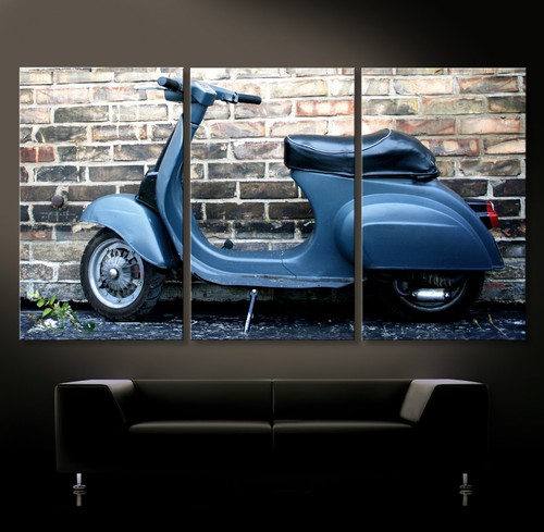 Vespa legend abstrakt leinwand - vespa,