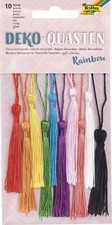 folia Deko-Quasten "RAINBOW"
