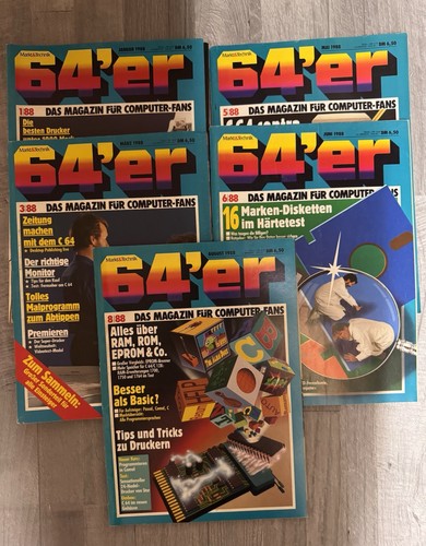 Magazin jahrgang - 64'er, –