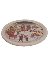 Arzberg Wandteller Weihnachtsmotiv Porzellan Mehrfarbig Weihnachten