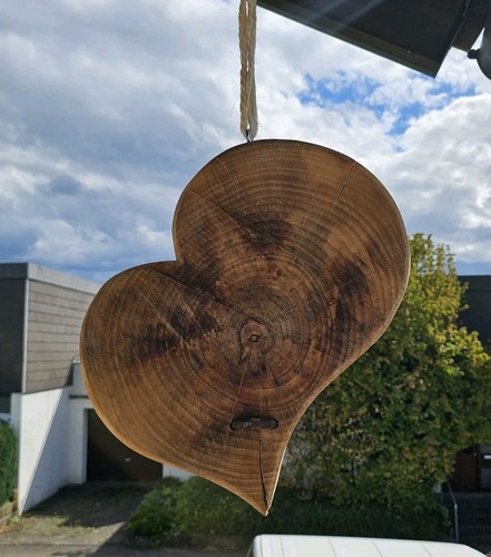 Holz herz deko groß terrasse - groß,