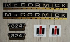 IHC / Mc Cormick Aufkleber international 824 Gold Logo Emblem Sticker Label kurz