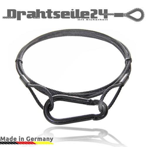 Drahtseil mit ösen - drahtseil, und