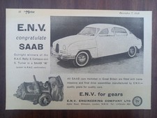 Saab 96, transmission, Werbung advert pubblicità Reklame, 1960