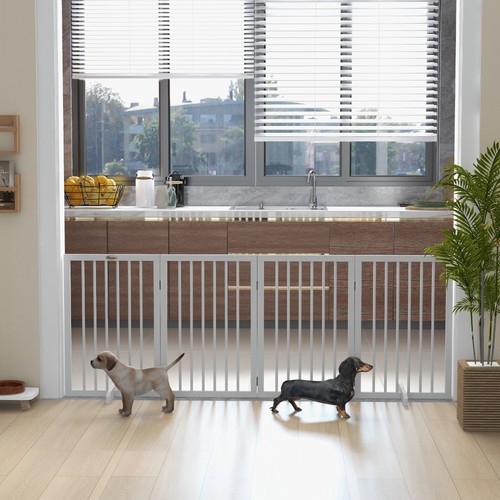 Pawhut absperrgitter hund 206 - absperrgitter,