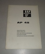 Parts catalogue/parts list
