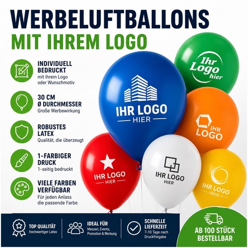 Werbeluftballons mit logo - werbeluftballons,