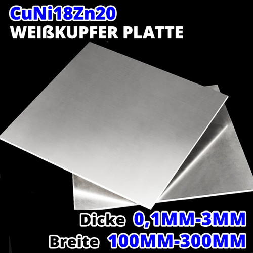 Neusilber blech weißkupfer - neusilber,