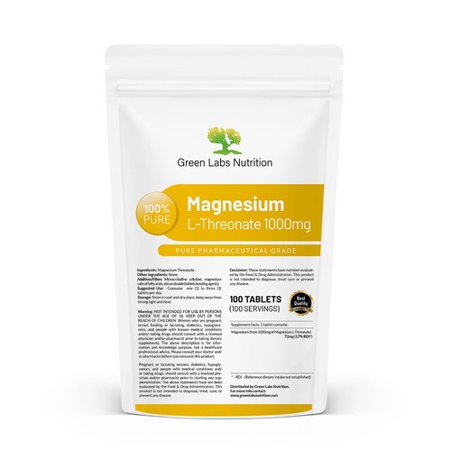 Magnesium threonat 1000mg - l-threonat,
