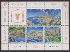 MONACO 1999, S/S Anniv. Prince