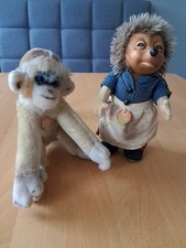 Steiff Affe Mungo und Igel Mecki von Hör zu, Preis gilt für beide 
