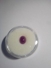 1 oval Rubin cabochon gek. in Thailand Opak ca. 8,2x6,4mm ca. 2,26 ct