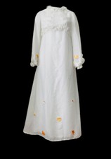 Weißes Maxi Brautkleid Hippie