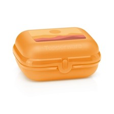 TUPPERWARE Twin Brotdosen 1x Gr.3 groß Snackbox Lunchbox Oyster sonnengelb