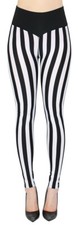 Damen Leggings gestreift