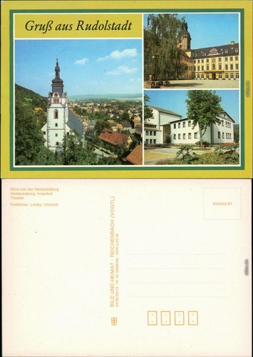 Rudolstadt blick von der - rudolstadt,