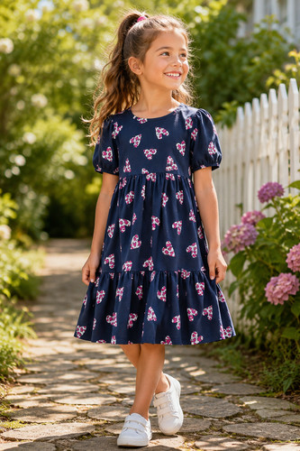 Neu kleid navy mit - neu, /