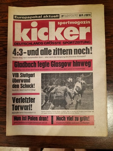 Kicker sportmagazin 87 - nr., 87/73