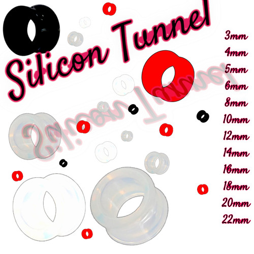 Tunnel piercing plug - piercing, flesh