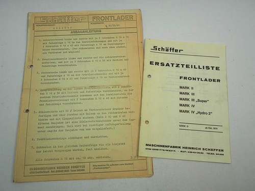 Schäffer frontlader mark - schäffer,