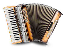 Zupan Juwel IV/96 M Akkordeon Olive Shadow Brown Musette Koffer 38 Diskanttasten