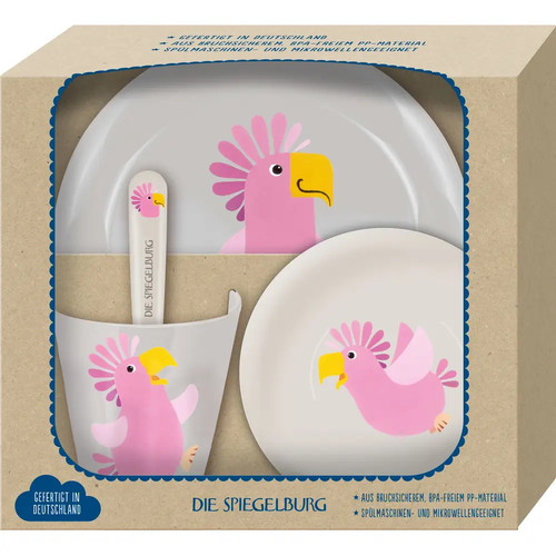 Geschirr geschenkset kakadu - geschirr,
