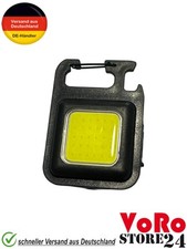 Mini COB Flashlight Taschenlampe wiederaufladbar LED Camping Schlüsselanhänger