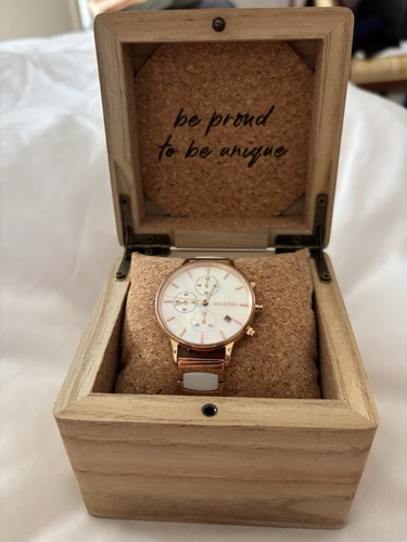 Holzkern damen uhr shiny - damen,