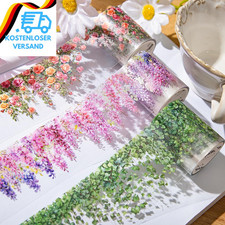 3 Rollen Blumenblatt Washi