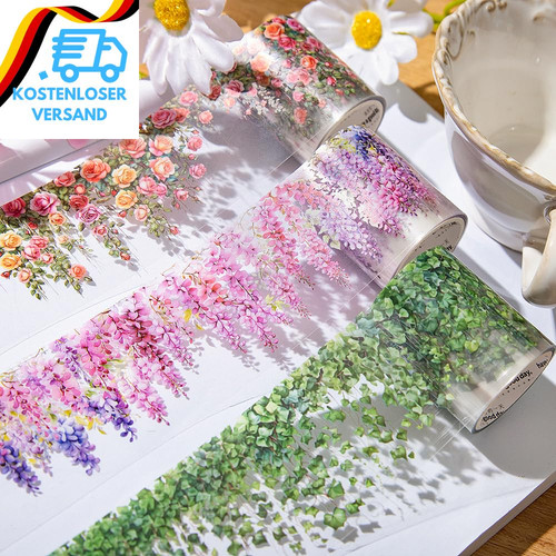 Rollen blumenblatt washi - 3,