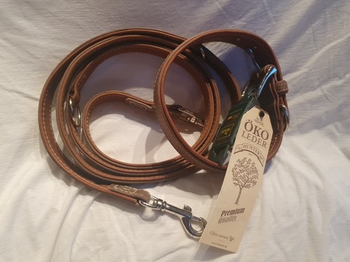 Lederhalsband und leine von - lederhalsband,
