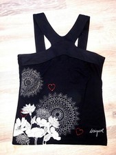 Desigual Damen Top Shirt Gr.38 Shirt Boho Ibiza 2x getr. 