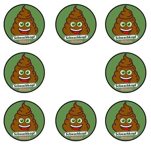 200x einkaufswagen sticker - 8-200x,