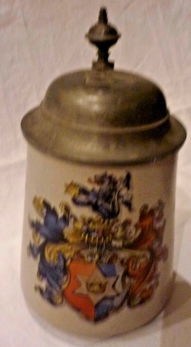 Bierkrug familienwappen l - bierkrug,