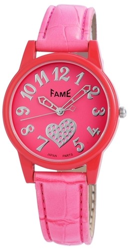 Fame damenuhr kinder uhr rot - damenuhr,
