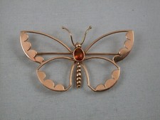 feine Brosche Schmetterling 750 Roségold Goldschmiedkunst
