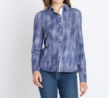 Bluse blau 38 Damen Basic