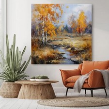 Leinwandbild Wald Bäume