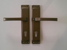 HOPPE Alu Langschildgarnitur