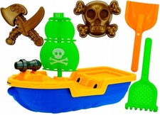 Piratenschiff Sandkasten Set