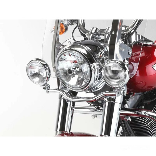Lampenhalter chrom für harley - lampenhalter,
