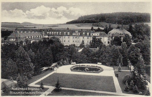 Radiumbad brambach blick - brambach, zum
