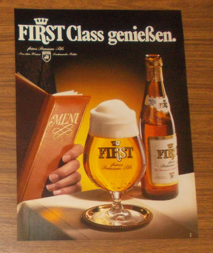 Seltene werbung ritter first - ritter,