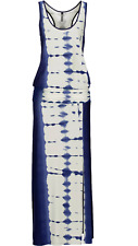 Sommer Maxi Kleid Beinschlitz