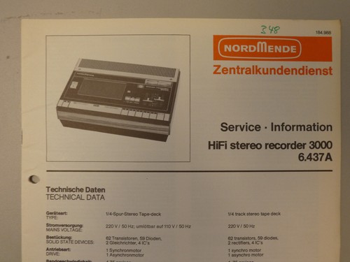 Nordmende hifi stereo recorder - nordmende,